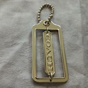 Rare Coach silver tone accessory